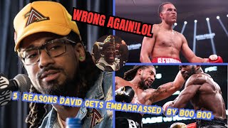 WRONG AGAIN DEMETRIUS ANDRADE EMBARRASSES DAVID BENAVIDES IN 5 REASON andradebenavidez [upl. by Filmore298]