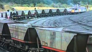 Merry Go Round  trains discharge coal at power station [upl. by Low64]