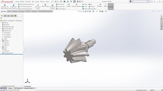 Hypoid Gear Design solidworks drawing gear [upl. by Cinda]