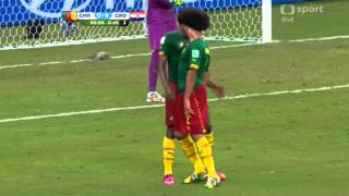 Cameroon players fight AssouEkotto and Moukandjo [upl. by Norrie]