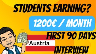 PartTime Jobs in Austria Earn €1200 per Month as a Student study pakistan visa [upl. by Karlotta932]