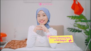 Emina Cosmetics featuring Sabrina Azhar for Bouncy Glowing Skin in 14 days [upl. by Allyce]