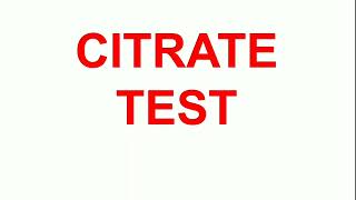 4 Citrate Utilization Test MLTLectures [upl. by Ponce]