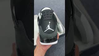 Air Jordan 4 Retro Fear Black Grey FQ8138 002 [upl. by Aubry]