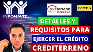 Crédito Infonavit para compra de Terreno  Crediterreno Parte 3 [upl. by Shimberg131]