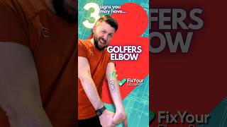 3 Signs you may have Golfers elbow [upl. by Cayla]