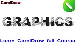 Typography in CorelDraw  CorelDraw Tutorial  Moin Tech Support   CorelDraw  Graphics Design [upl. by Oiramal807]