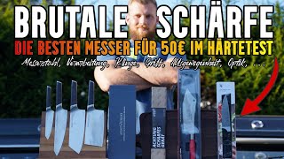 Hot oder Schrott Die besten MESSER für 50€ im Test Dick WMF Heiso Zwilling Meat n Great [upl. by Camella11]