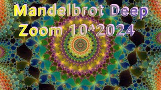 Mandelbrot Set Zoom 102024 750M Iterations [upl. by Flan]