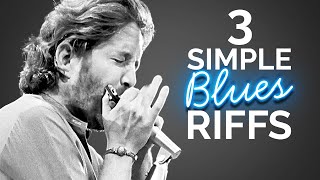 3 Stupidly Simple BLUES Harmonica Riffs Guaranteed to Impress [upl. by Natfa]