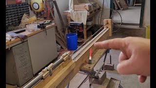 Jäger rifle scratch build pt1 reaming the barrel bore [upl. by Dal885]