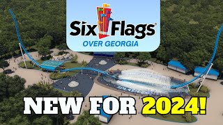 Worlds FIRST Coming To Six Flags Over Georgia In 2024 [upl. by Wilhelm290]