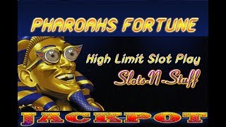 Pharaohs Fortune Bonus Round High Limit Slot Wins [upl. by Hasseman]