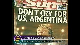 Argentina vs Inglaterra  Mundial de Francia 1998  Informe periodístico [upl. by Fantasia250]