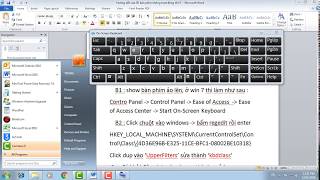 Hướng dẫn sửa lỗi Filter keys không gõ được bàn phím  thành công 100 [upl. by Gellman432]