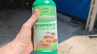 gardemia come scacciare rettili serpenti vipere e bisce da casa e giardini in modo naturale ECO [upl. by Atiuqcir322]