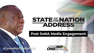 President Cyril Ramaphosa holds the Post SoNA Media Engagement [upl. by Nedia]