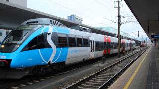 ÖBB 4024 016 Ausfahrt Linz Hbf [upl. by Persian]