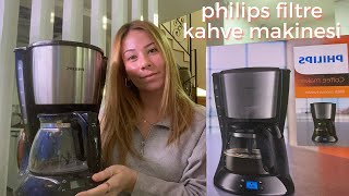 PHILIPS FİLTRE KAHVE MAKİNESİ İNCELEMESİ  AROMA KARIŞTIRICI ÖZELLİĞİYLE HARİKA KAHVE İÇEBİLİRSİNİZ [upl. by Toni696]