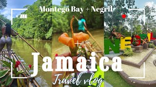 Travel Vlog Montego Bay  Negril Jamaica  Ricks Cafe Bamboo raft Foam Party Riu Reggae [upl. by Gettings]