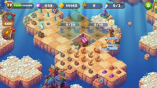 Game Mergest Kingdom Start a new event Atlantis Adventure [upl. by Pitzer]