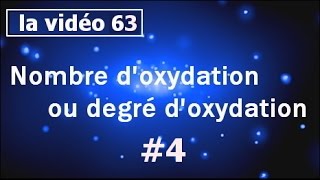 Nombre doxydation ou degré doxydation 4partie63 [upl. by Ayrolg]