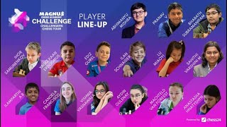 Magnus Chess Academy  Challengers Chess Tour Day 1 ft Pranav Bharath Ilam Sahithi Vishwa [upl. by Salome]