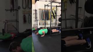 How To Banded Plyo Pushups  Strength Empire [upl. by Boorer390]