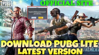 How To Download Pubg Lite Latest Version  Pubg Lite Kaise Download Kare  Pubg Lite 0260 Download [upl. by Burke472]