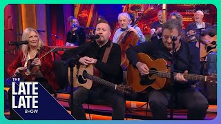 Rocky Road to Dublin Led by Mike Hanrahan  live on the The Late Late Show  TradFest [upl. by Naired314]