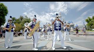 The Disneyland Band  Pirates Movie Theme Live at Sleeping Beauty Castle 71724 in 4K [upl. by Aiotal]