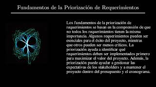 1 Priorización de Requerimientos en Proyectos de Software [upl. by Ednutey]