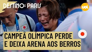 OLIMPÍADAS 2024 CAMPEÃ OLÍMPICA NÃO ACEITA DERROTA NO JUDÔ E DEIXA ARENA AOS BERROS [upl. by Nealey721]