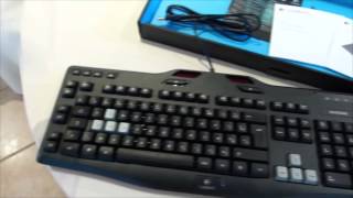 UNBOXING Clavier Gamer Logitech G105  FR [upl. by Annodam]