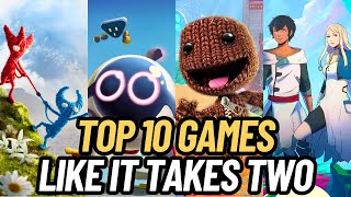 TOP 10 BEST GAMES LIKE IT TAKES TWO  TWO PLAYER GAME MUST PLAY [upl. by Cohl205]