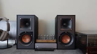 MartinLogan Motion 2i vs Klipsch R41PM bookshelf speaker comparison [upl. by Marv]