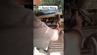 🔧Starter fitting🪛 🚛Tata motors wireman gj 05👆🌍 [upl. by Sand]