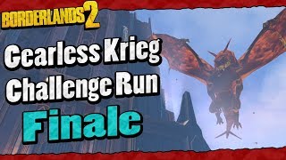 Borderlands 2  Gearless Krieg Challenge Run  Finale [upl. by Atikaj]