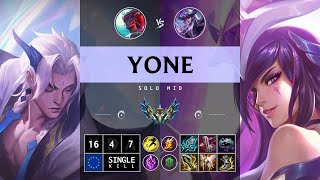 Yone Mid vs Syndra Godlike  EUW Challenger Patch 1415 [upl. by Baggett]