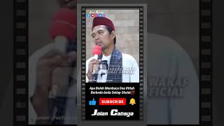 Apa Boleh Membaca Doa Iftitah Berbedabeda Setiap Sholat⁉️  Tanya Jawab Ustadz Abdul Somad [upl. by Feinstein]