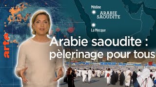 Arabie saoudite  la carte du pèlerinage  Le Dessous des cartes  L’essentiel  ARTE [upl. by Nnaillij]