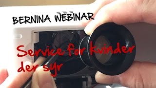 BERNINA Webinar Service til kvinder der syr [upl. by Apollus]