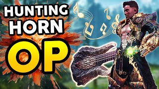 UPDATED Hunting Horn Guide for Monster Hunter World 2024  Its BUSTED [upl. by Roban]