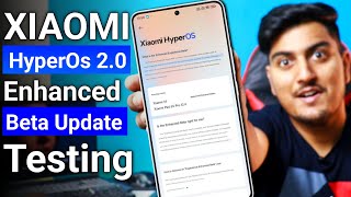 XIAOMI HyperOs 20 Official Beta Update With Confirm Features is Here [upl. by Lucania]