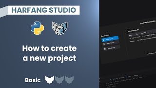 How to create new project with HARFANG® Studio [upl. by Vitale]