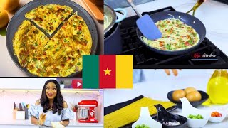 I AM COOKING CAMEROONIAN FOOD TODAY  SPAGHETTI OMELETTE AFRICAN FOOD [upl. by Dorene]