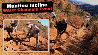 Manitou Incline Erosion Water Channel Event  Manitou Springs Co  Pikes Peak Hiking [upl. by Innos574]