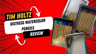 Distress Watercolor Pencils Review [upl. by Swartz851]