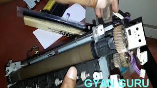 how to change fixing unit film of canon copier machine part 1 [upl. by Marlon472]