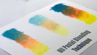 Oil Pastel Blending Techniques for Beginners  Best Way to Blend Oil Pastel [upl. by Robinet]